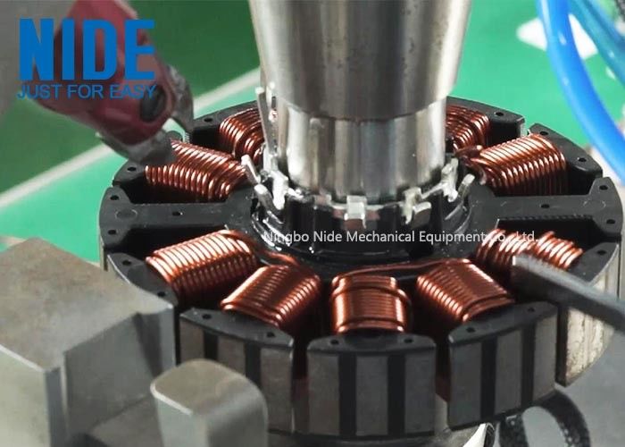 BLDC Stator Armature Needle Coil Winding Machine Για μηχανοκίνητο χωρίς βούρτσα Αποτελεσματικότητα 120 Rpm